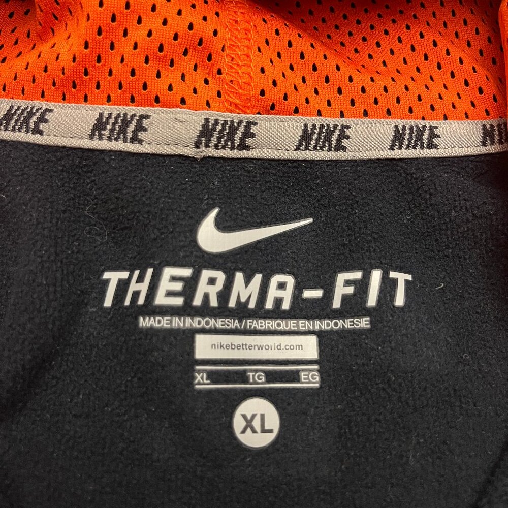 Nike Therma-Fit Full Zip Hoodie – Men’s XL – Black/Orange - Picture 2 of 3